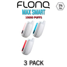 FLONQ Max Smart 5% Nicotine Disposable Vape Device | 10000 PUFFS - 3PK