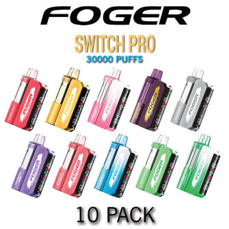 Foger Switch Pro 30K Disposable Vape Kit | 30k Puffs - 10PK