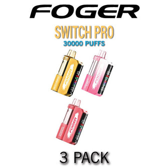 Foger Switch Pro 30K Disposable Vape Kit | 30k Puffs - 3PK