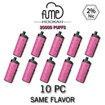 FUME Hookah 2% Disposable Vape Device | 20k Puffs - 10PC