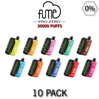 Fume PRO ZERO 0% Disposable Vape Device 30000 Puffs - 10PK