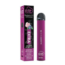 Blueberry Cotton Candy-Flavored Fume EXTRA 5% Disposable Vape Device 3PK
