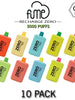 Fume RECHARGE ZERO 0% Disposable Vape Device | 5000 Puffs - 10PK