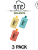 Fume RECHARGE ZERO 0% Disposable Vape Device | 5000 Puffs - 3PK