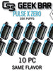 Geek Bar Pulse X ZERO 0% Disposable Vape Device | 25000 Puffs - 10PC