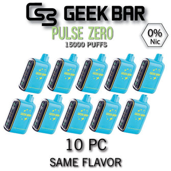 Geek Bar Pulse ZERO 0% Disposable Vape Device | 15000 Puffs - 10PC