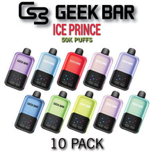 Geek Bar Ice Prince Disposable Vape Device | 50K Puffs - 10PK