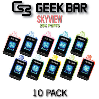 Geek Bar Skyview by Digiflavor Disposable Vape Device | 25K Puffs - 10PK