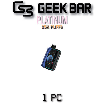 Geek Bar Pulse X Platinum Edition Disposable Vape Device | 25K Puffs - 1PC