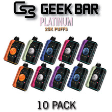 Geek Bar Pulse X Platinum Edition Disposable Vape Device | 25K Puffs - 10PK