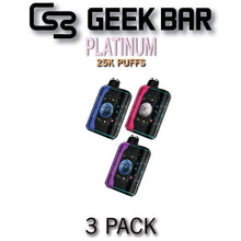 Geek Bar Pulse X Platinum Edition Disposable Vape Device | 25K Puffs - 3PK