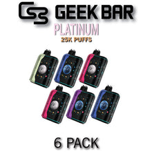 Geek Bar Pulse X Platinum Edition Disposable Vape Device | 25K Puffs - 6PK