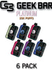 Geek Bar Pulse X Platinum Edition Disposable Vape Device | 25K Puffs - 6PK