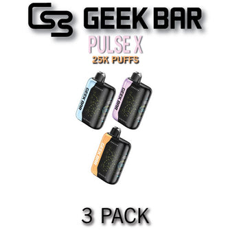 Geek Bar Pulse X Disposable Vape Device | 25K Puffs - 3PK