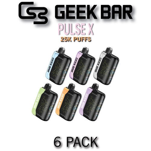 Geek Bar Pulse X Disposable Vape Device | 25K Puffs - 6PK EveryThing Vapes Geek Bar Pulse X Disposable Vape Device | 25K Puffs - 6PK EveryThing Vapes