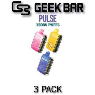 Geek Bar Pulse Disposable Vape Device | 15000 Puffs - 3PK