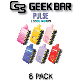 Geek Bar Pulse Disposable Vape Device | 15000 Puffs - 6PK