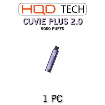 HQD Cuvie Plus 2.0 Disposable Vape Device | 9000 Puffs - 1PC
