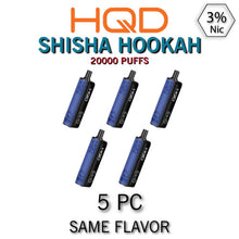 HQD Shisha Hookah 3% Disposable Vape Device | 20K Puffs - 5PC