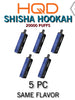 HQD Shisha Hookah 3% Disposable Vape Device | 20K Puffs - 5PC