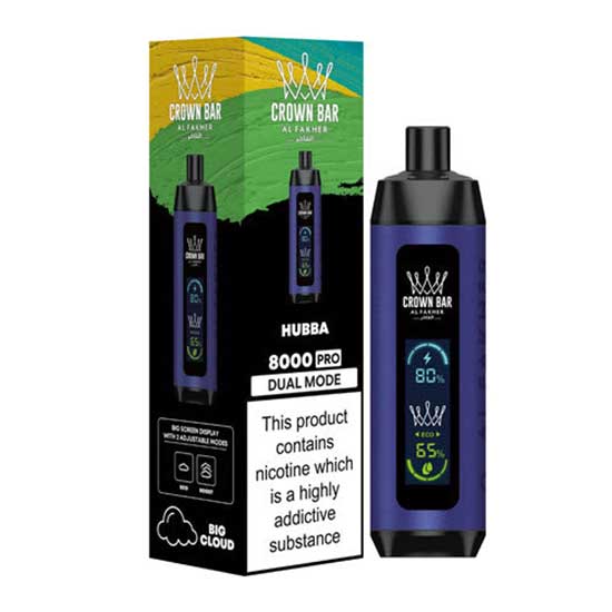 Al Fakher Crown Bar Disposable Vape Device | 8000 Puffs - 1PC EveryThing Vapes Al Fakher Crown Bar Disposable Vape Device | 8000 Puffs - 1PC EveryThing Vapes