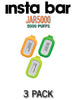 insta Bar Jar Disposable Vape Device | 5000 Puffs – 3PK everythingvapes.com