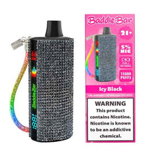 Icy Black Flavored Baddie Bar Disposable Vape Device - 15000 Puffs - 1PC | EveryThing Vapes