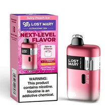 Juicy Peach Ice Flavored Lost Mary Ultrasonic Disposable Vape Device - 35k Puffs  | EveryThing Vapes