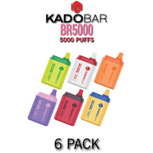 Kado Bar BR5000 Disposable Vape Device | 5000 Puffs - 6PK