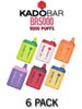 Kado Bar BR5000 Disposable Vape Device | 5000 Puffs - 6PK