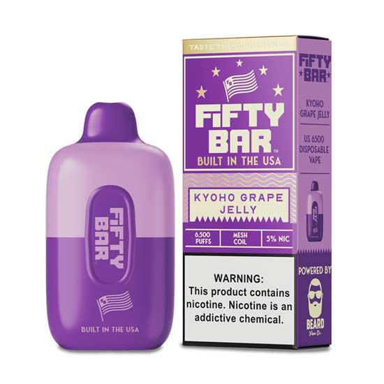 Fifty Bar Disposable Vape Device | 6500 Puffs - 1PC EveryThing Vapes Fifty Bar Disposable Vape Device | 6500 Puffs - 1PC EveryThing Vapes