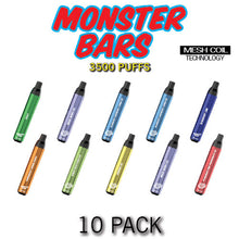 Monster Bar Disposable Vape Device by Jam Monster - 10PK