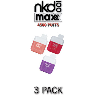 NKD 100 MAX Disposable Vape Device | 4500 Puffs - 3PK