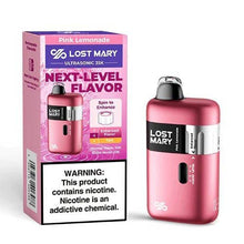 Pink Lemonade Flavored Lost Mary Ultrasonic Disposable Vape Device - 35k Puffs  | EveryThing Vapes