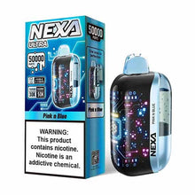 Pink N Blue Flavored NEXA Ultra 50019 Disposable Vape Device - 50K Puffs - 1PC | Everything Vapes