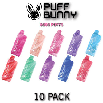 PUFF BUNNY Disposable Vape Device 8000 Puffs - 10PK