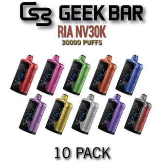 RiA by Geek Bar NV30K Disposable Vape Device | 30K Puffs - 10PK