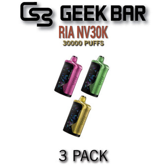 RiA by Geek Bar NV30K Disposable Vape Device | 30K Puffs - 3PK