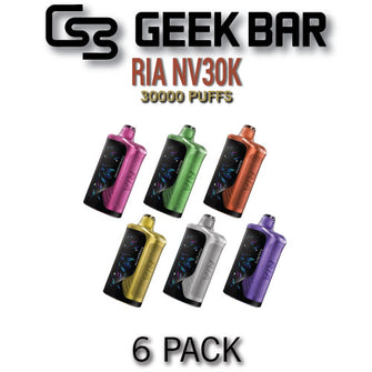 RiA by Geek Bar NV30K Disposable Vape Device | 30K Puffs - 6PK