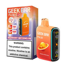 Raspberry Watermelon Flavored Geek bar Pulse Disposable Vape Device - 15000 Puffs |EveryThing Vapes - 6PK
