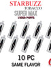 Starbuzz Super Max Disposable Vape Device | 15k Puffs - 10PC