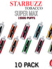Starbuzz Super Max Disposable Vape Device | 15k Puffs - 10PK