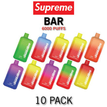 Supreme BAR Disposable Vape Device | 6000 Puffs - 10PK