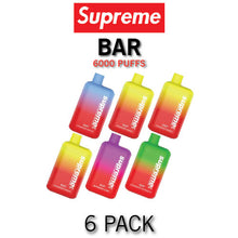 Supreme BAR Disposable Vape Device | 6000 Puffs - 6PK