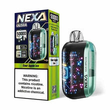 Sour Apple Ice Flavored NEXA Ultra 50021 Disposable Vape Device - 50K Puffs - 1PC | Everything Vapes