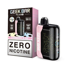 Strawberry B-Pop Flavored Geek Bar Pulse X ZERO Disposable Vape Device - 25K Puffs | Everything Vapes