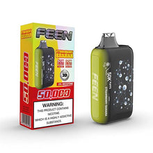 Strawberry Banana Flavored FEEN 20mg Disposable Vape Device - 50k Puffs  | The Smoke Plug