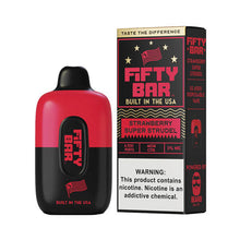 Strawberry Super Strudel Flavored Fifty Bar V2 Disposable Vape Device - 20000 Puffs - 1PC | EveryThing Vapes