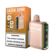 Tobacco Flavored Geek Bar Pulse Disposable Vape Device - 15K Puffs -  | EveryThing Vapes