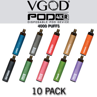 VGOD POD 4K R Disposable Vape Device | 4000 Puffs - 10PK